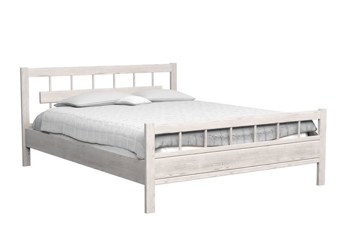 Кровать Троя ясень-дуб натуральный 200х200 - купить Кровати для спальни по цене 45627.0