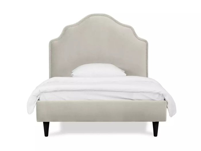 Кровать Princess II L 120х200 светло-серого цвета - лучшие Кровати для спальни в INMYROOM
