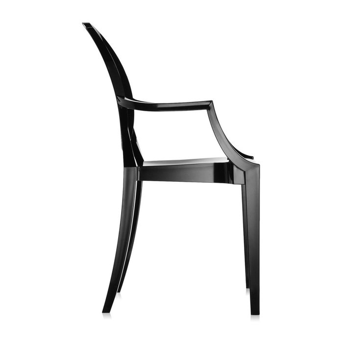 Стул Louis Ghost черного цвета  - лучшие Обеденные стулья в INMYROOM