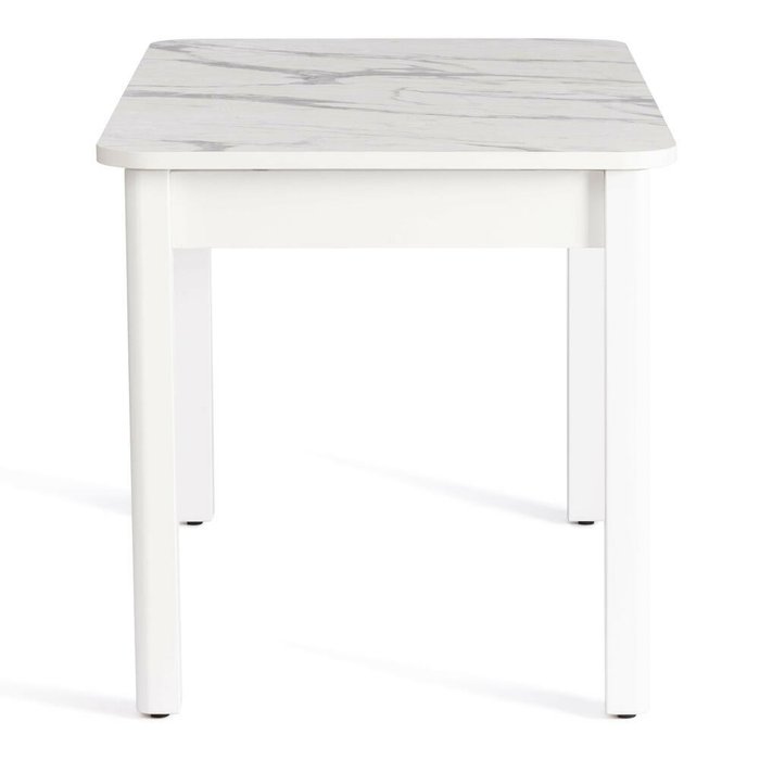 Раздвижной обеденный стол Aligery белого цвета - купить Обеденные столы по цене 23220.0