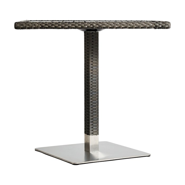 Барный стол Walnut серебристого цвета - купить Барные столы по цене 65990.0 Барный стол Walnut серебристого цвета - купить Барные столы по цене 65990.0