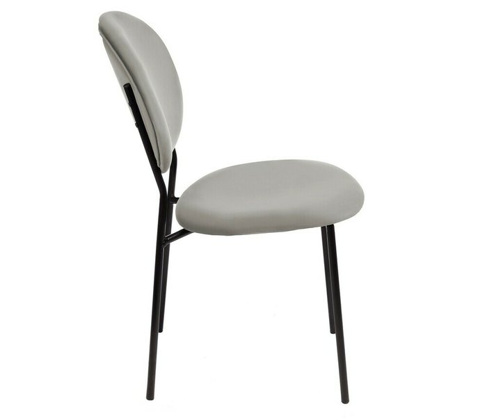 Стул Монро серого цвета - лучшие Обеденные стулья в INMYROOM