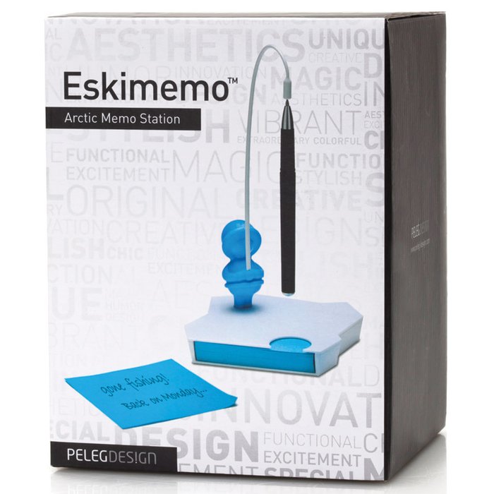 Держатель для ручки и блок для записей eskimemo - лучшие Декоративные предметы в INMYROOM