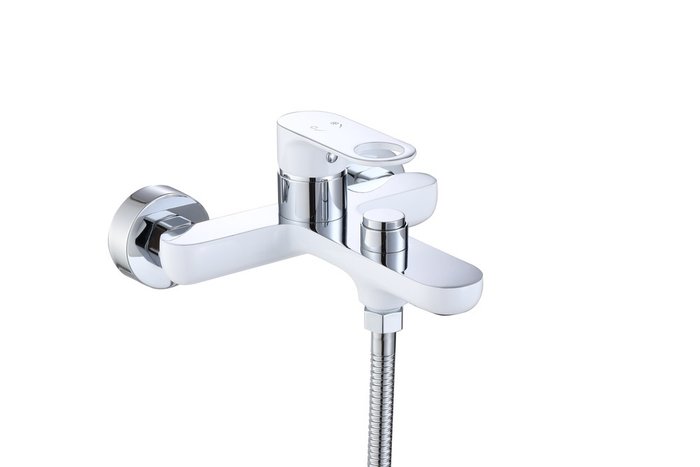 Смеситель для ванны D-Lin D130377-C, белый Смеситель для ванны D-Lin D130377-C, белый