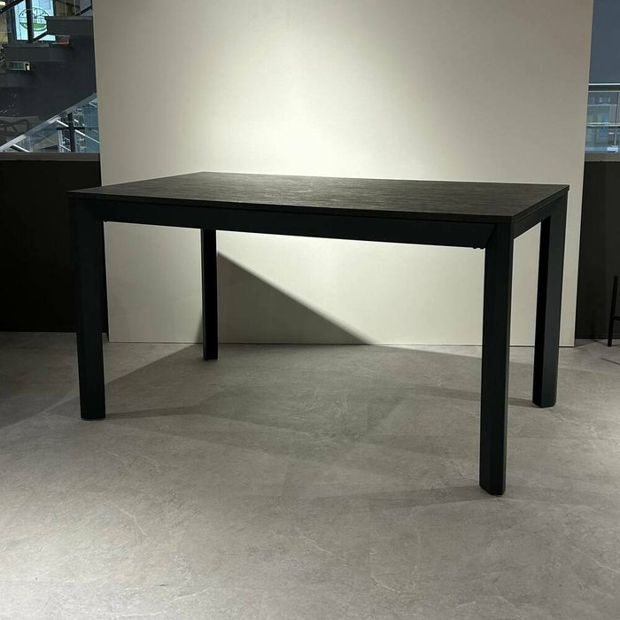 Обеденный стол Алмаз черно-серого цвета - купить Обеденные столы по цене 41500.0