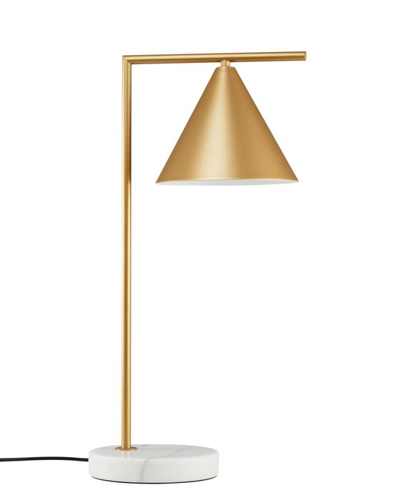 Настольная лампа Omaha золотого цвета 
