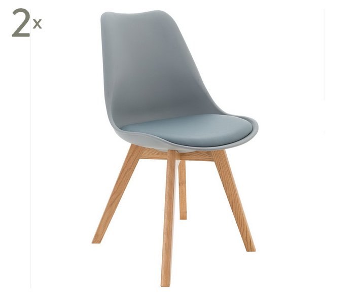 Стул из дерева и пластика - купить Обеденные стулья по цене 11540.0