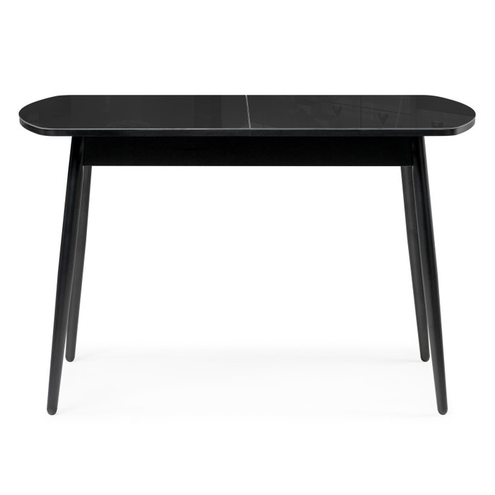 Раздвижной обеденный стол Бейкер черного цвета - купить Обеденные столы по цене 13690.0