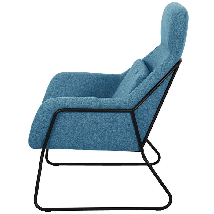 Кресло Archie синего цвета  - купить Интерьерные кресла по цене 23990.0