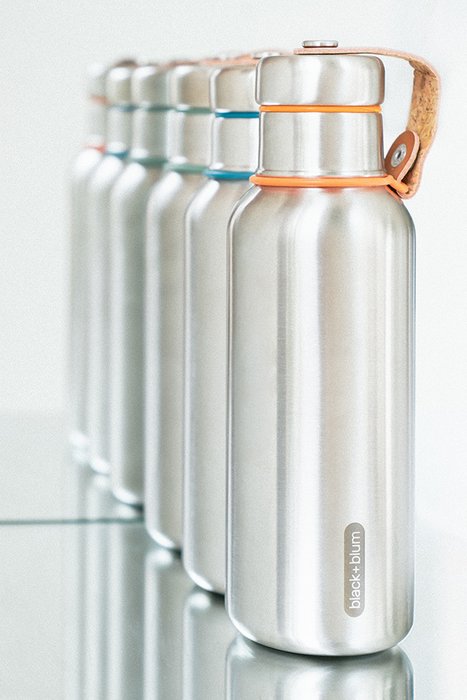 Фляга Water Bottle большая оливковая из нержавеющей стали с пластиковой крышкой - купить Емкости для хранения по цене 3290.0