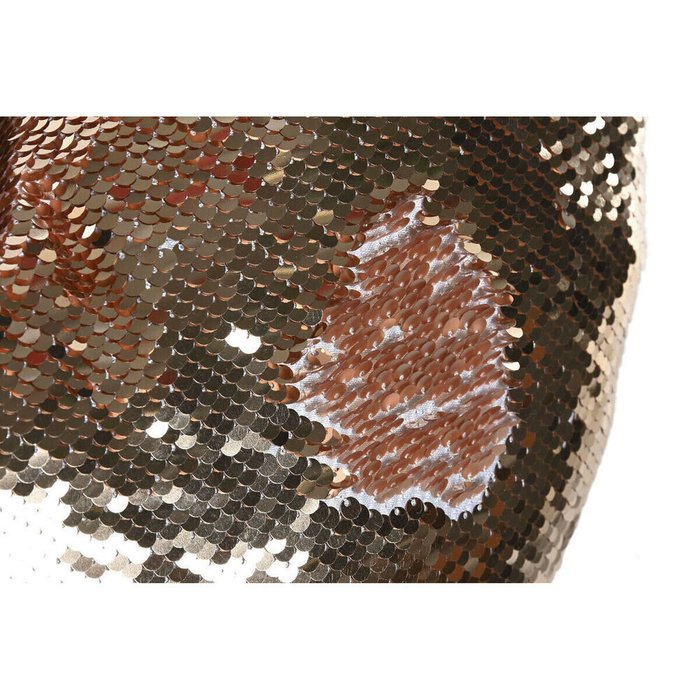 Декоративная подушка Сердце Chic 40x40 розово-золотого цвета - лучшие Декоративные подушки в INMYROOM