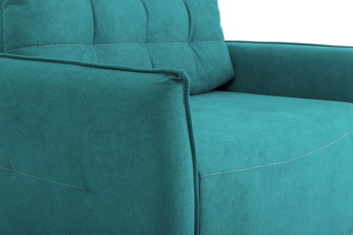 Кресло-кровать Клио-1 лазурного цвета с независимым пружинным блоком - лучшие Интерьерные кресла в INMYROOM