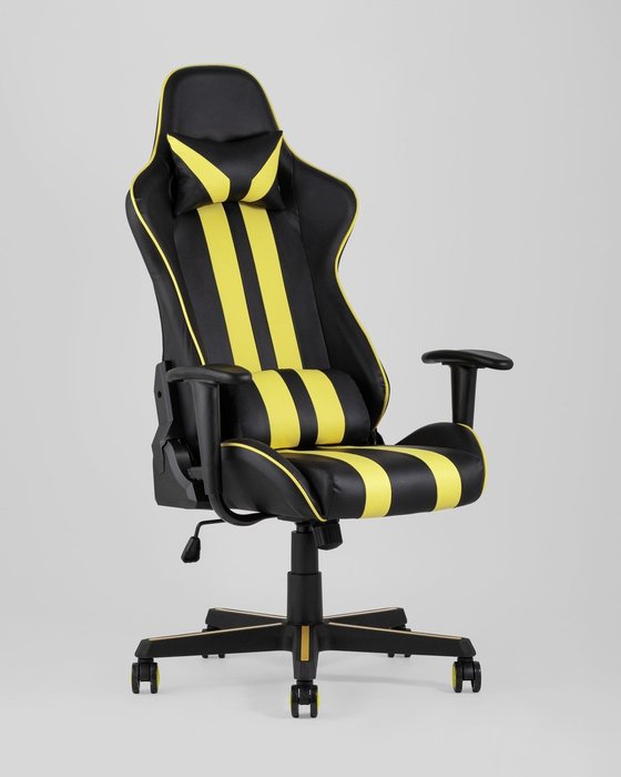 Кресло игровое Top Chairs Camaro черно-желтого цвета - купить Офисные кресла по цене 8682.0