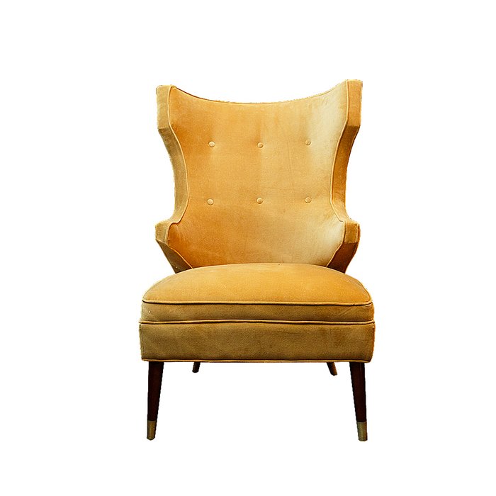 Кресло Падрино желтого цвета