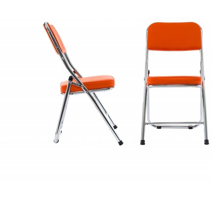 Стул Chair раскладной оранжевого цвета - купить Обеденные стулья по цене 2660.0