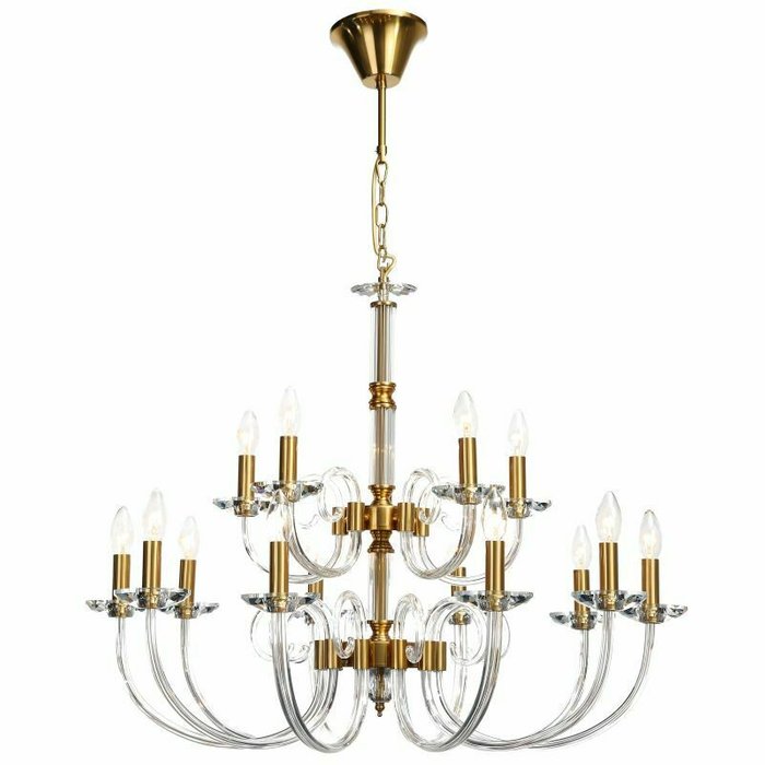 Люстра подвесная хрустальная Stilfort 1050/03/15P серия Glass Люстра подвесная хрустальная Stilfort 1050/03/15P серия Glass