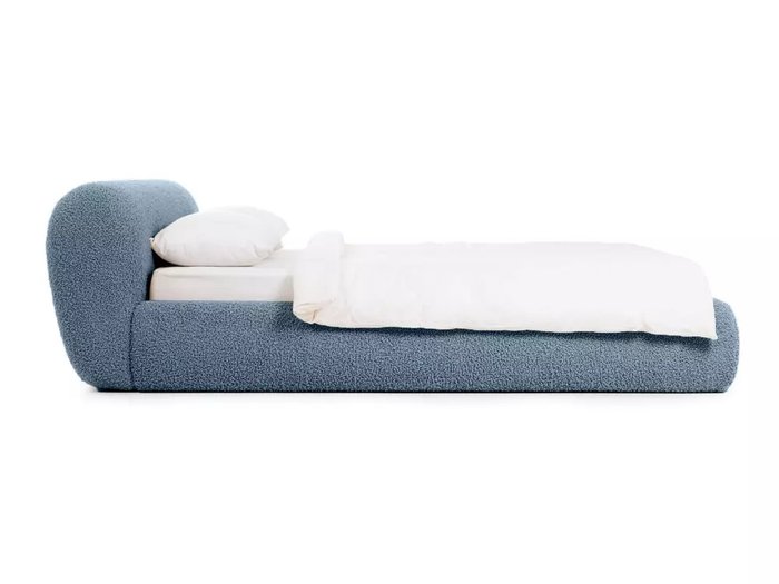 Кровать Sintra 160х200 темно-голубого цвета без подъемного механизма  - лучшие Кровати для спальни в INMYROOM