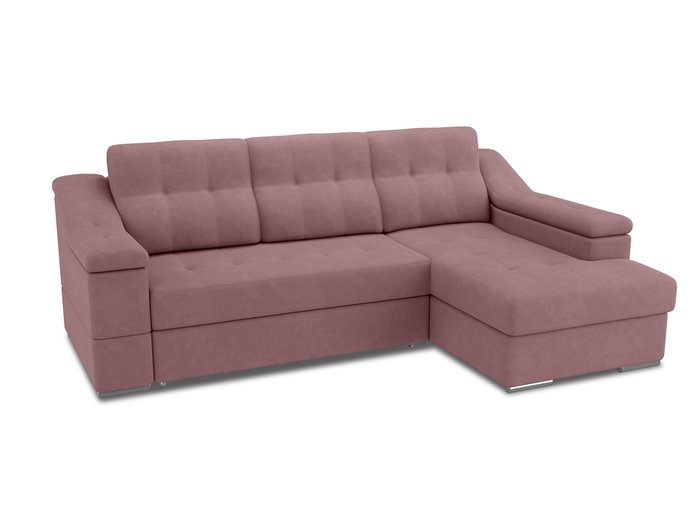 Угловой диван-кровать Liverpol темно-розового цвета - купить Угловые диваны по цене 86600.0