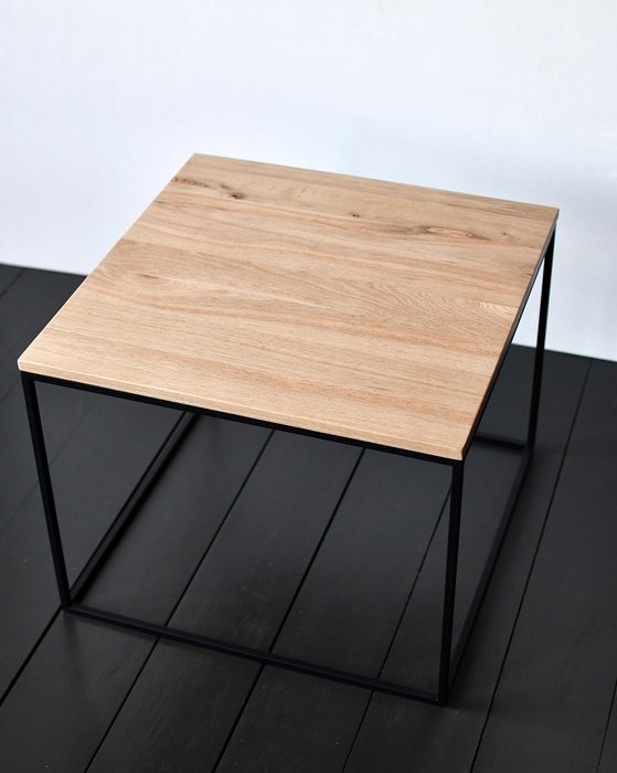 Кофейный стол Cube черно-бежевого цвета - лучшие Кофейные столики в INMYROOM