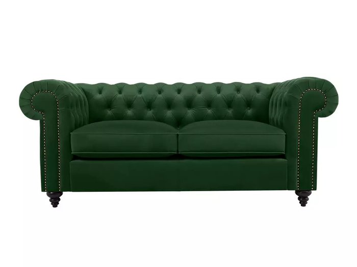 Диван Chester Classic зеленого цвета