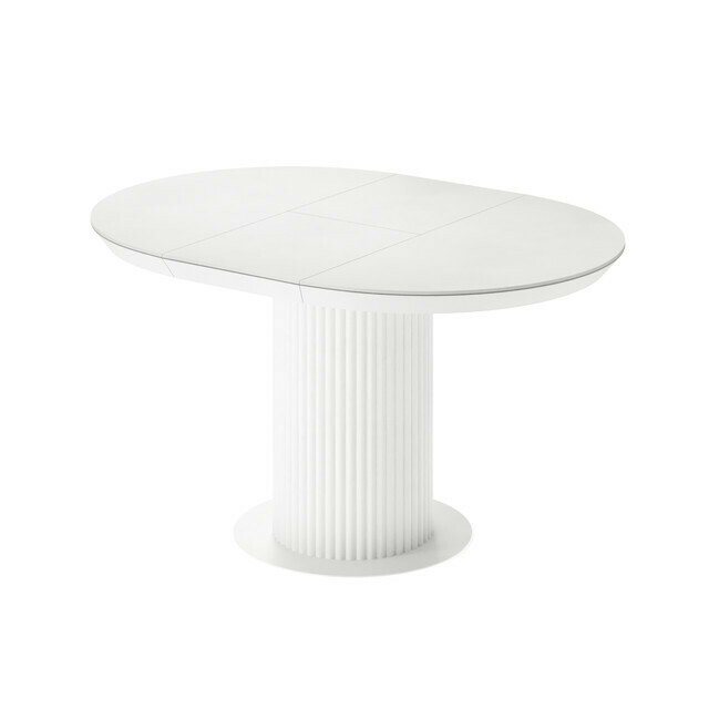 Раздвижной обеденный стол Фрах L белого цвета - купить Обеденные столы по цене 199861.0