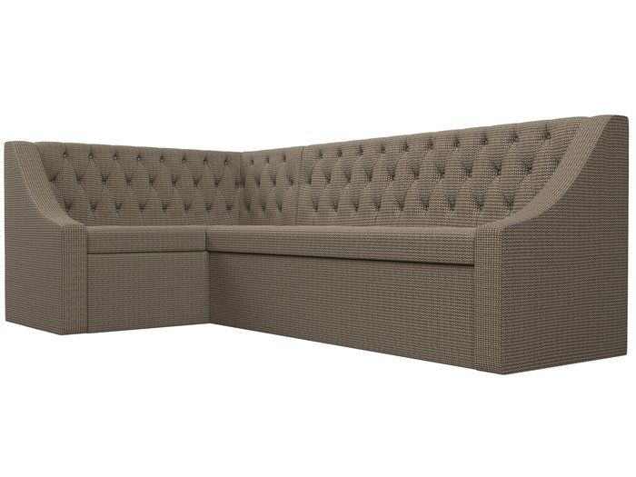 Угловой диван-кровать Мерлин бежево-коричневого цвета левый угол - лучшие Угловые диваны в INMYROOM