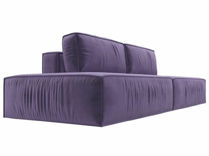 Прямой диван-кровать Прага лофт темно-фиолетового цвета - лучшие Прямые диваны в INMYROOM