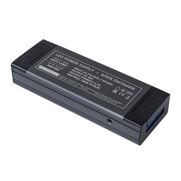 Блок питания 48V 100W 2.08А Arte Lamp PRO A481205N Блок питания 48V 100W 2.08А Arte Lamp PRO A481205N