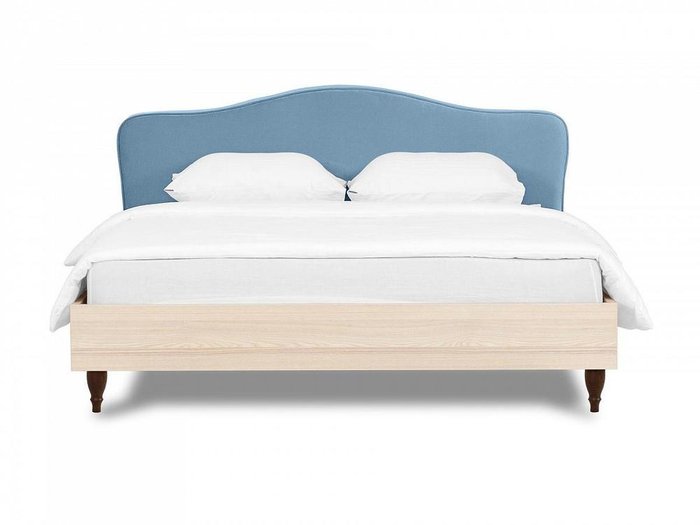 Кровать Queen II Elizabeth 160х200 с изголовьем голубого цвета - купить Кровати для спальни по цене 40425.0