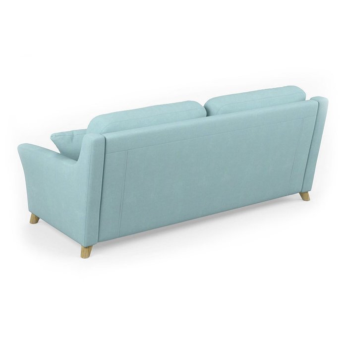 Диван трехместный Raf MT голубого цвета - лучшие Прямые диваны в INMYROOM