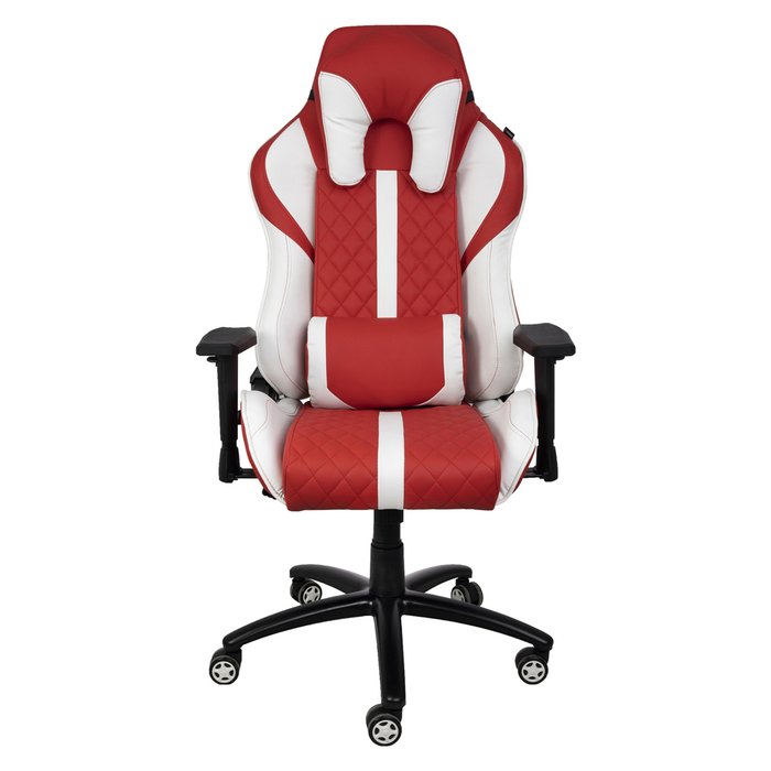 Кресло поворотное Sprinter красно-белого цвета - купить Офисные кресла по цене 25920.0
