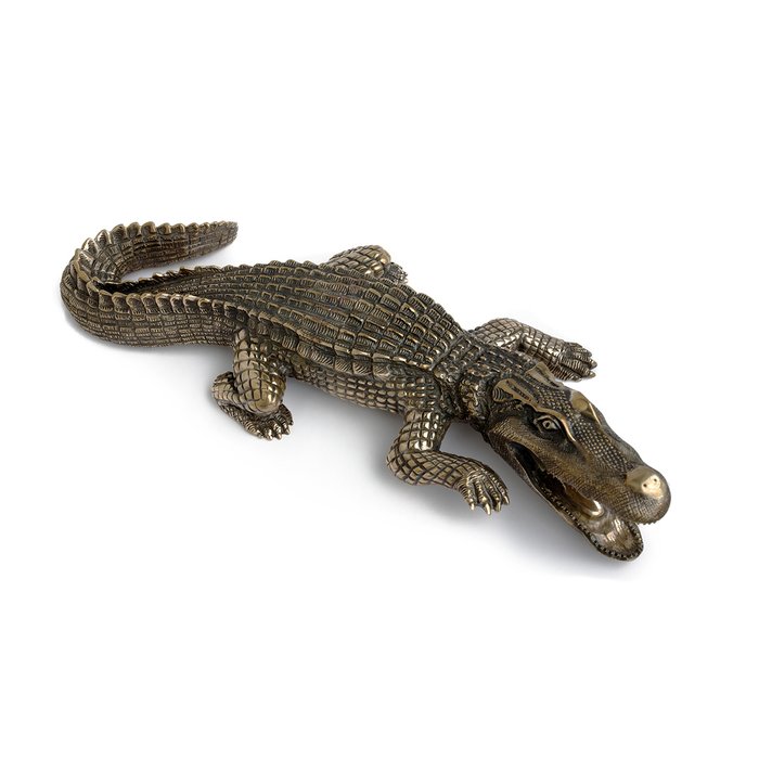 Статуэтка Крокодил из металла