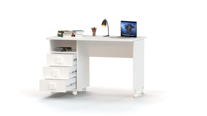 Стол письменный Ridgimmi 12 белого цвета - лучшие Письменные столы в INMYROOM