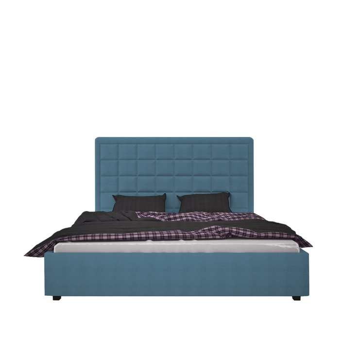 Кровать Elizabeth Велюр Морская волна 160х200 - купить Кровати для спальни по цене 102000.0