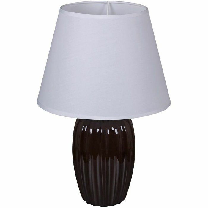 Настольная лампа 98065-0.7-01 (ткань, цвет белый) - купить Настольные лампы по цене 1650.0