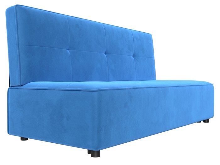 Прямой диван-кровать Зиммер темно-голубого цвета - лучшие Прямые диваны в INMYROOM