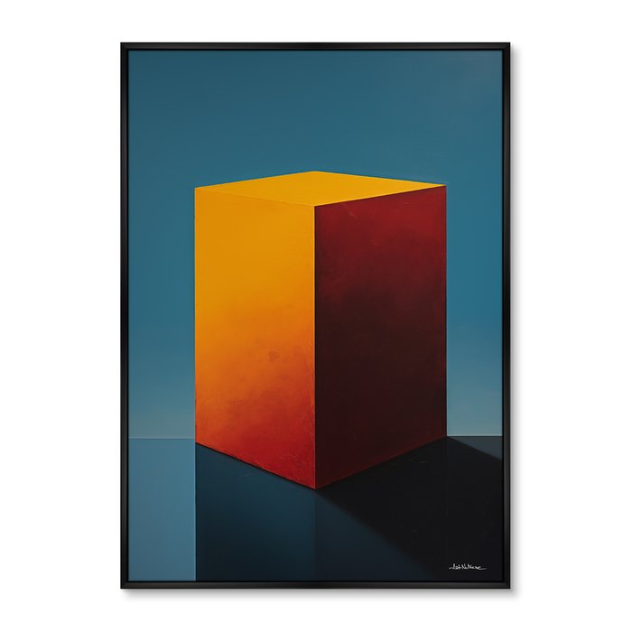 Репродукция картины Cubes the volumetric, No 1, 2024г.