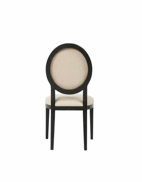 Стул Эври бежево-черного цвета  - лучшие Обеденные стулья в INMYROOM