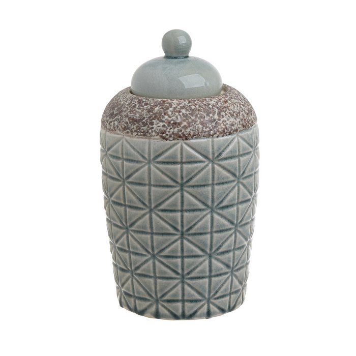 Керамическая ваза с крышкой