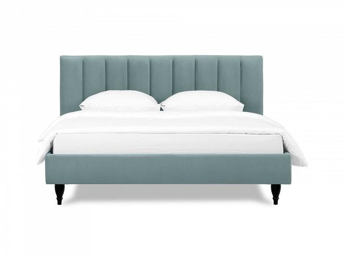 Кровать Queen II Sofia L 160х200 серо-голубого цвета  - купить Кровати для спальни по цене 63720.0