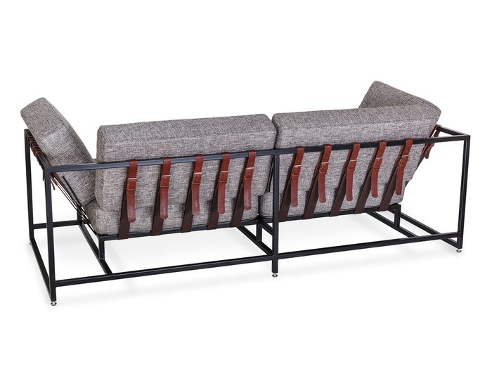 Двухместный диван Комфорт с обивкой из рогожки - купить Прямые диваны по цене 105000.0