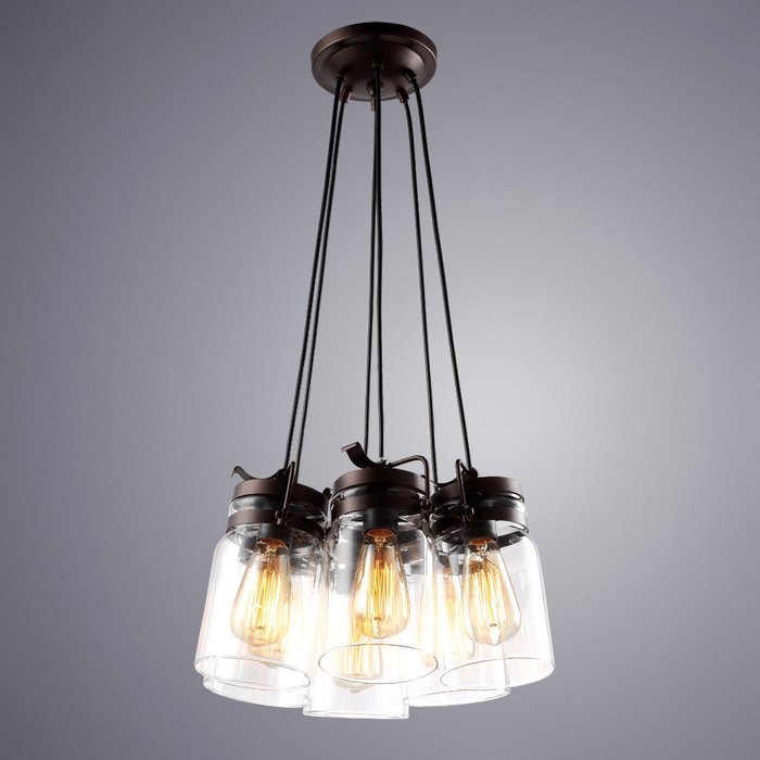 Подвесная люстра Arte Lamp Bene с плафонами из стекла - купить Подвесные люстры по цене 13480.0