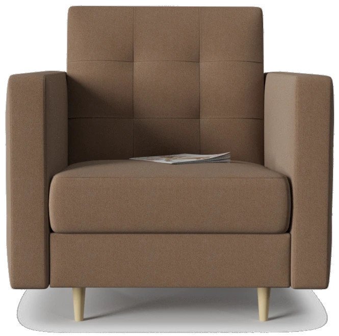 Кресло Godivo Fox коричневого цвета - купить Интерьерные кресла по цене 17758.0