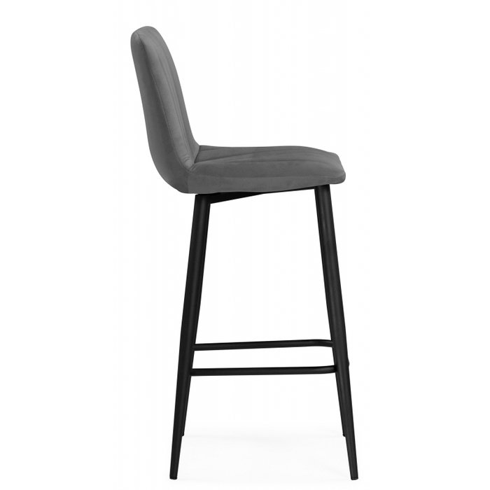 Барный стул Дани темно-серого цвета - лучшие Барные стулья в INMYROOM