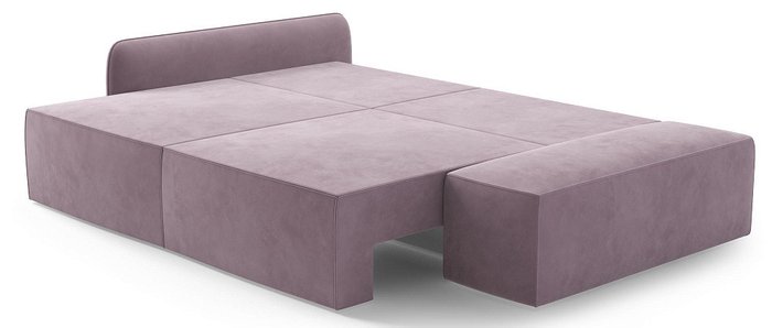 Диван-кровать Портленд лилового цвета с банкеткой правой - лучшие Прямые диваны в INMYROOM Диван-кровать Портленд лилового цвета с банкеткой правой - лучшие Прямые диваны в INMYROOM