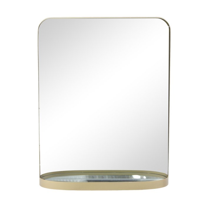 Настенное зеркало 46х60 золотого цвета - купить Настенные зеркала по цене 18800.0