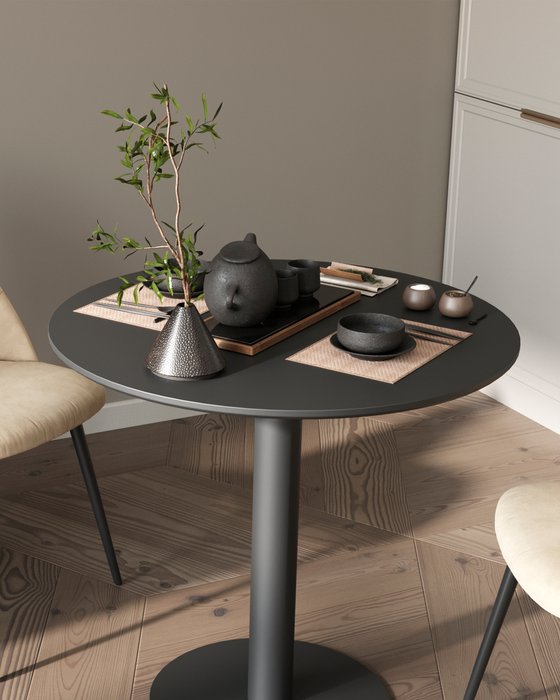 Обеденный стол Толедо черного цвета - лучшие Обеденные столы в INMYROOM