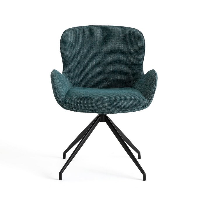 Кресло для стола вращающееся Asyar синего цвета - купить Интерьерные кресла по цене 28707.0