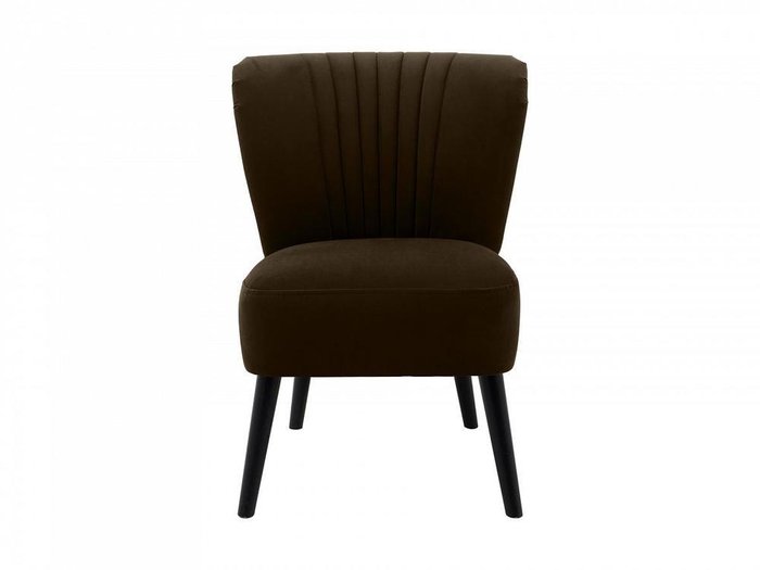 Кресло Barbara темно-коричневого цвета - купить Интерьерные кресла по цене 18810.0