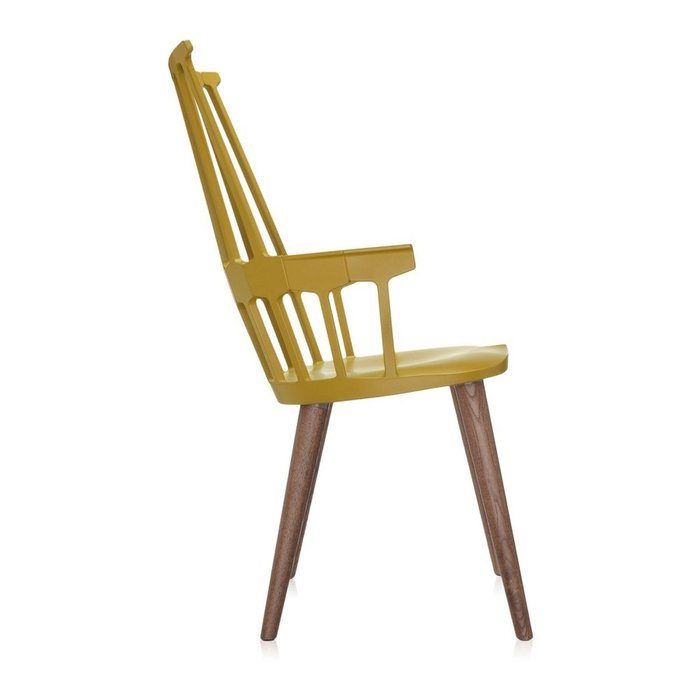 Стул Comback желтого цвета - лучшие Обеденные стулья в INMYROOM